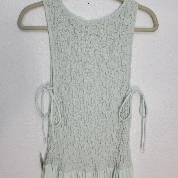 NEW Free People Sterling Maxi Dress in Size XS In Soft Flower Blue - Picture 7 of 10